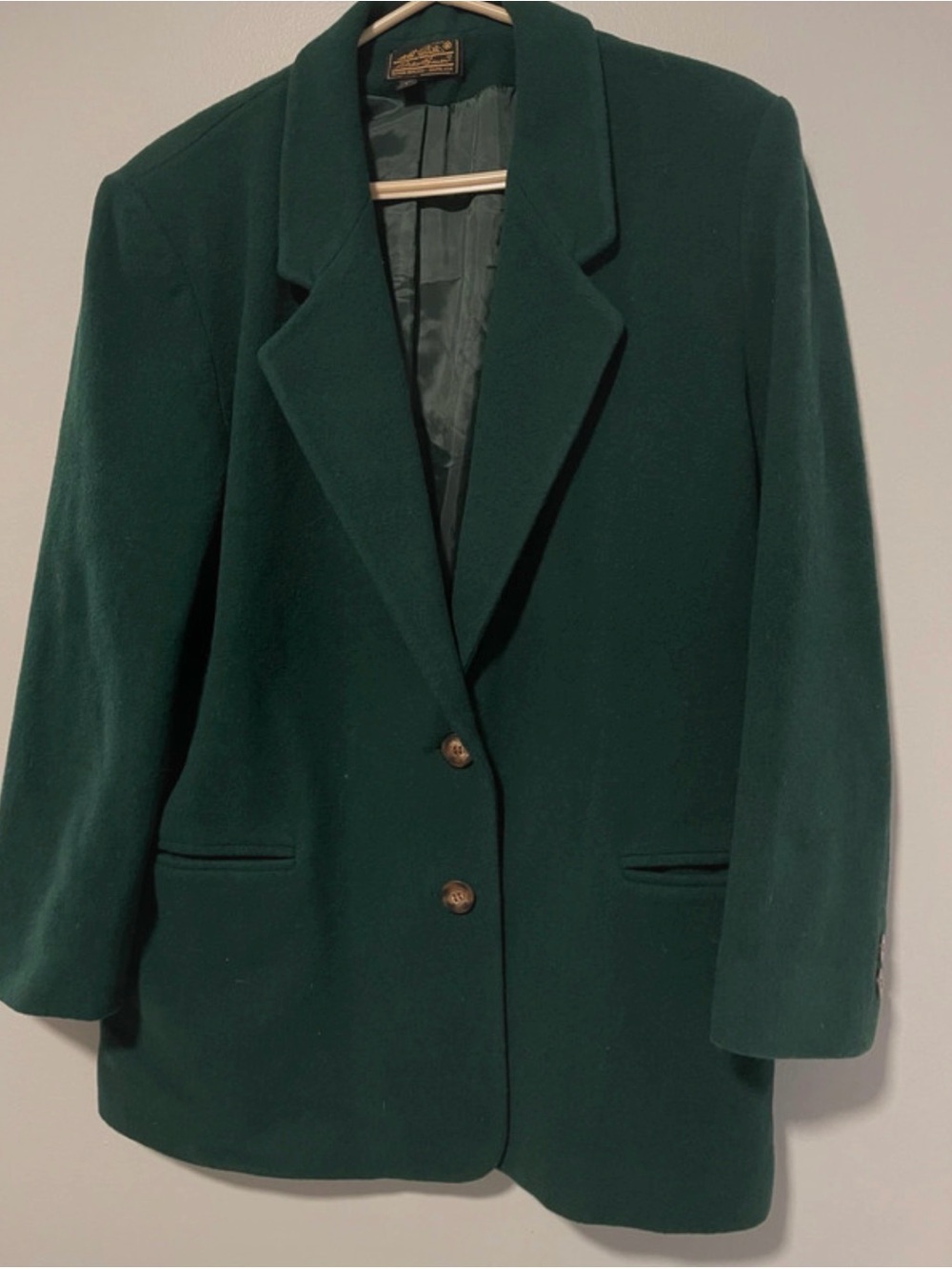 Eddie Bauer Dark Green Women's Blazer Coat